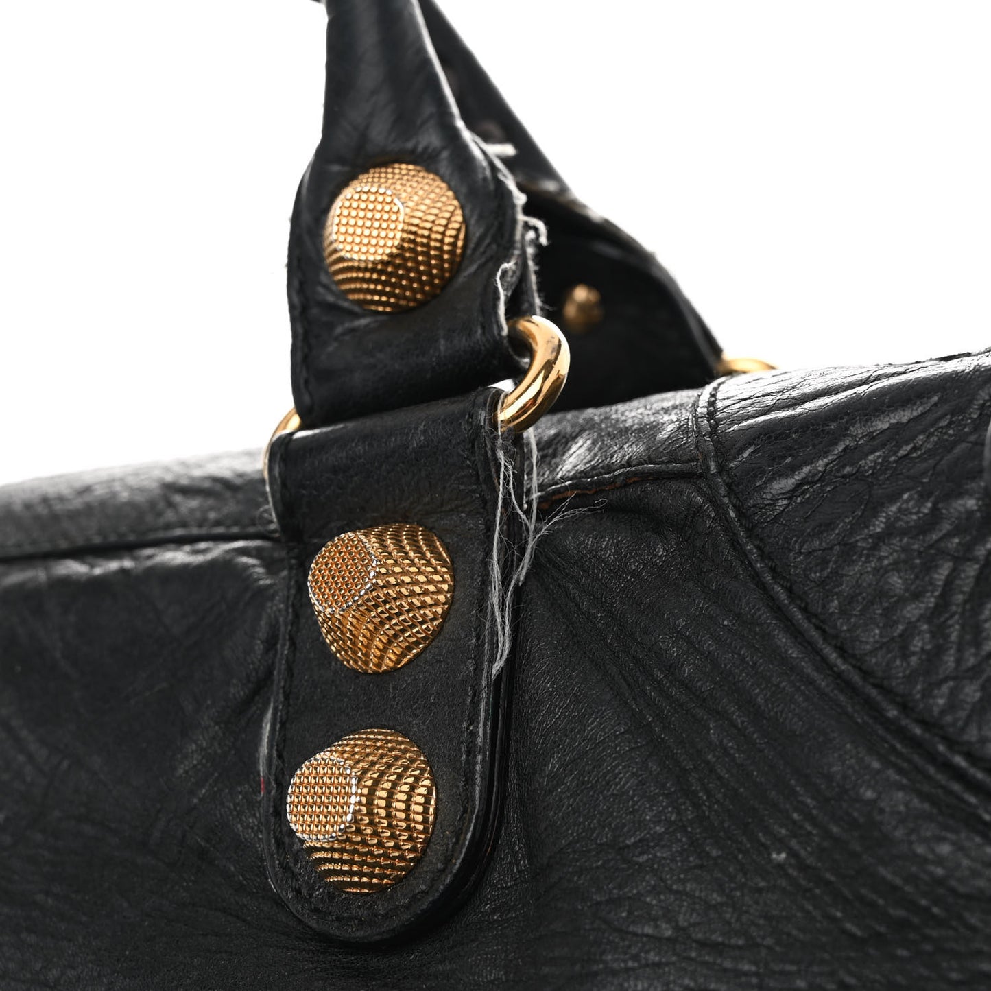Agneau Giant 21 Gold Hardware Work Black