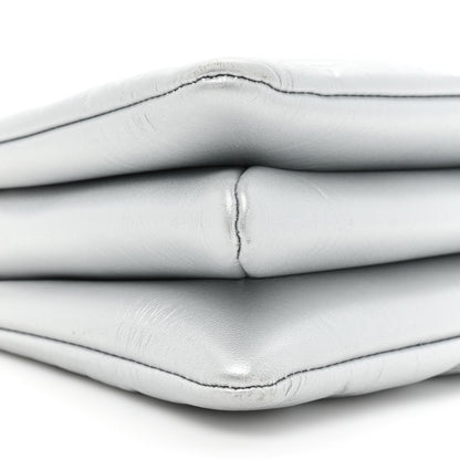Louis Vuitton Lambskin Embossed Monogram Coussin BB Silver 10 of 18