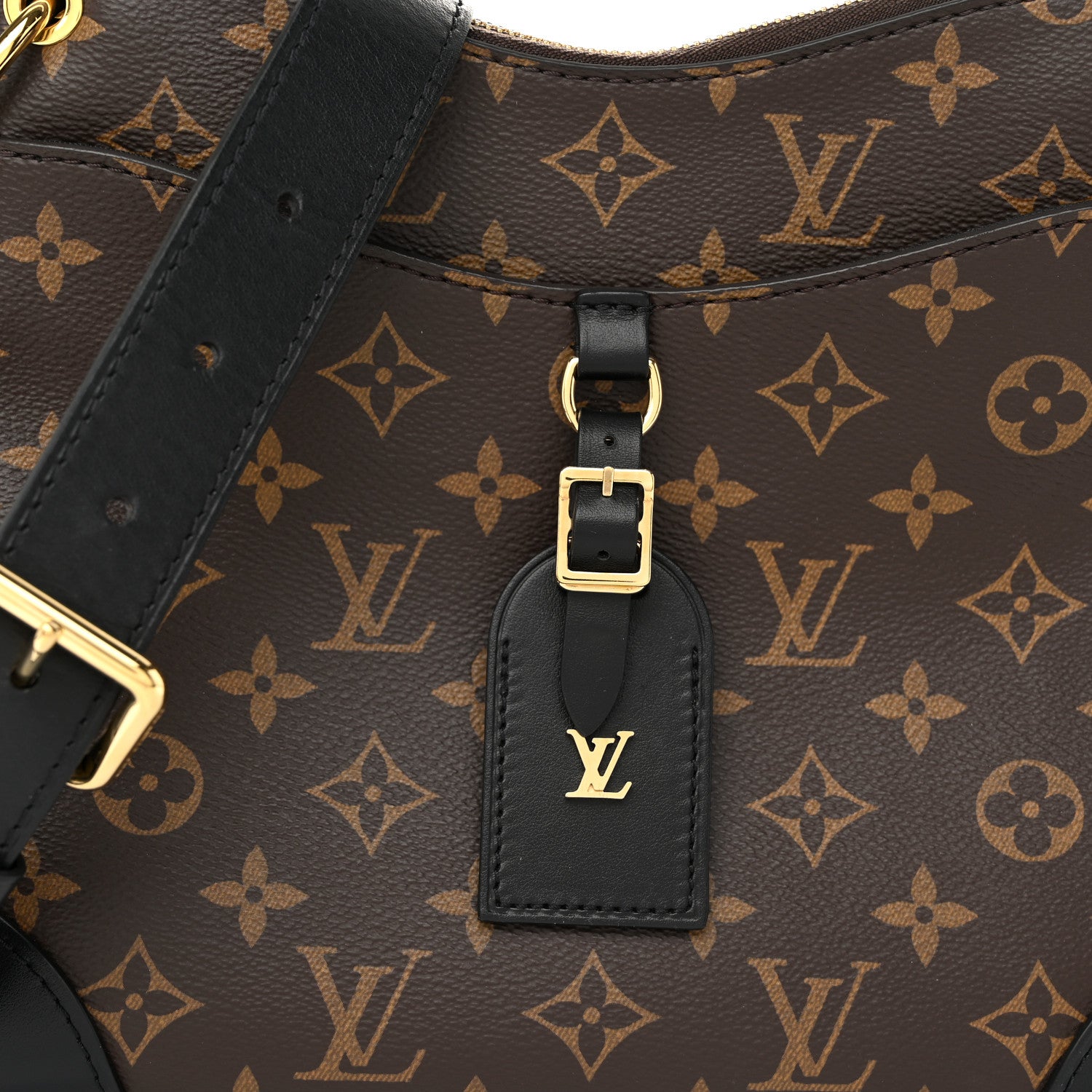 Louis Vuitton Monogram Odeon PM Black 7 of 9