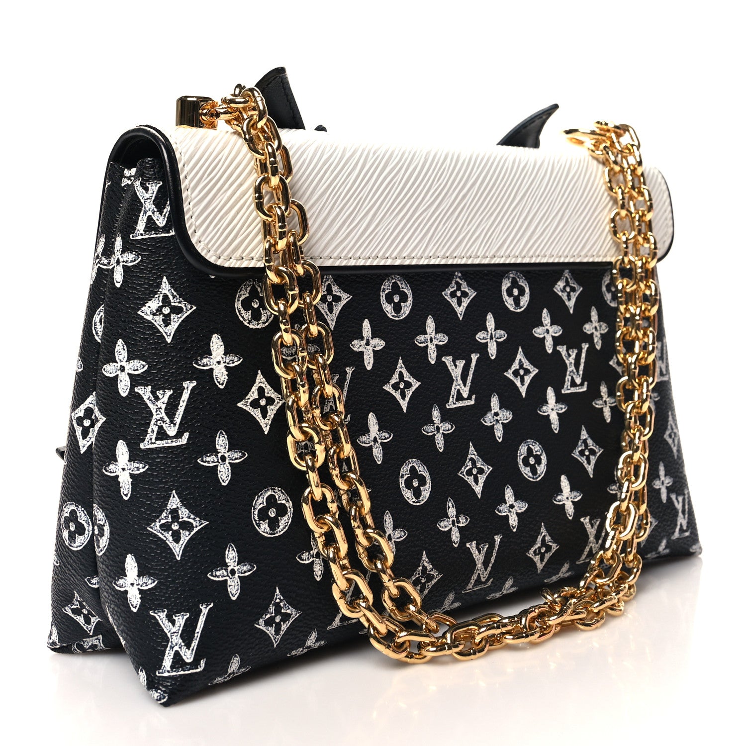 Louis Vuitton Epi Catogram Cat Bag Orange Black 3 of 10
