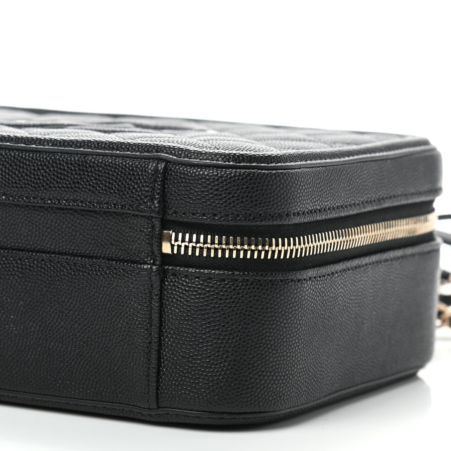 Chanel Caviar Quilted Medium CC Filigree Vanity Case Black 9 of 9