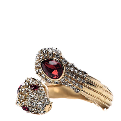 Gucci Crystals Snake Ring M Red 3 of 7