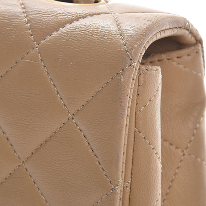 Chanel Lambskin Quilted Small Single Flap Beige 12 of 15