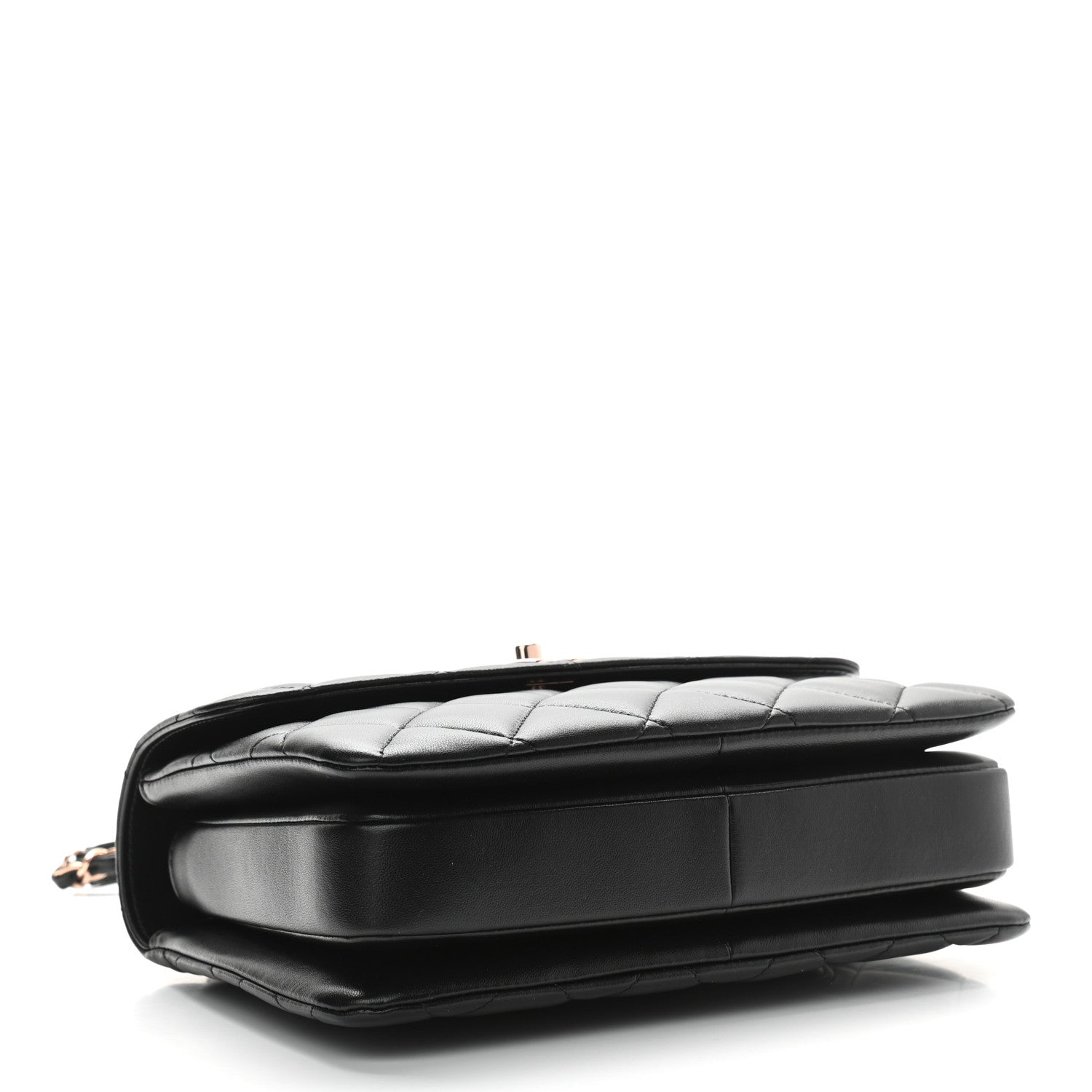 Chanel Lambskin Quilted Small Trendy CC Dual Handle Flap Bag Black 4 of 11