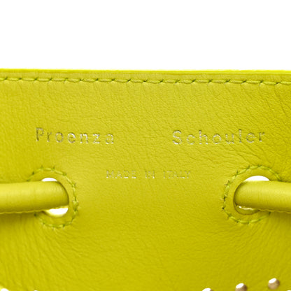 Proenza Schouler Calfskin Perforated Medium Bucket Bag Sulphur 6 of 14