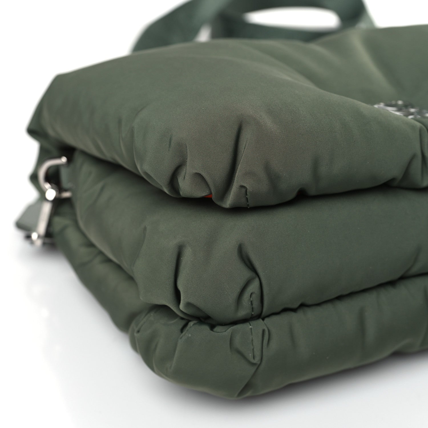 Loewe Nylon Medium Goya Puffer Bag Vintage Khaki 8 of 9