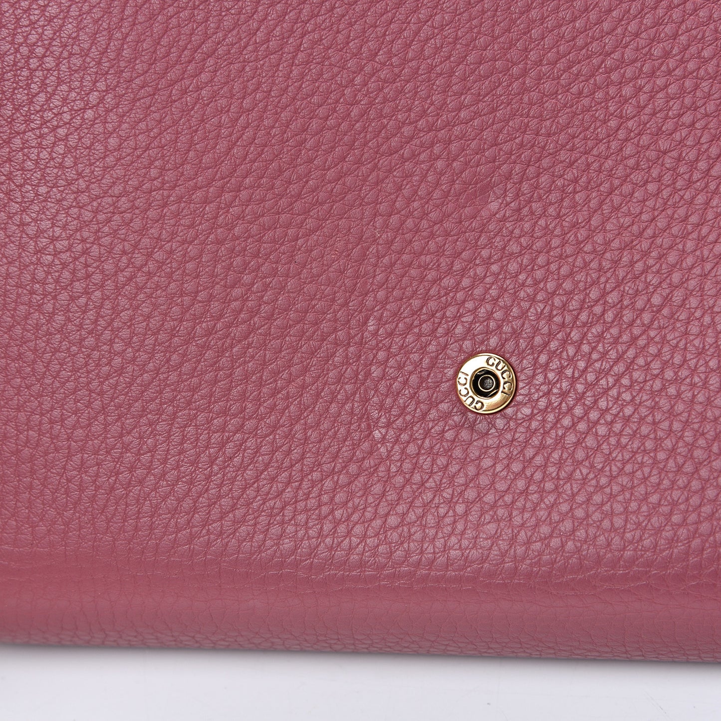 Cellarius Calfskin GG Marmont Chain Wallet Dry Rose