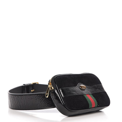 Gucci Suede Patent Ophidia Belted iPhone Case 75 30 Black 3 of 9