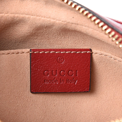 Gucci Suede Calfskin Web Mini Ophidia Shoulder Bag New Blue Romantic Cherry 5 of 9