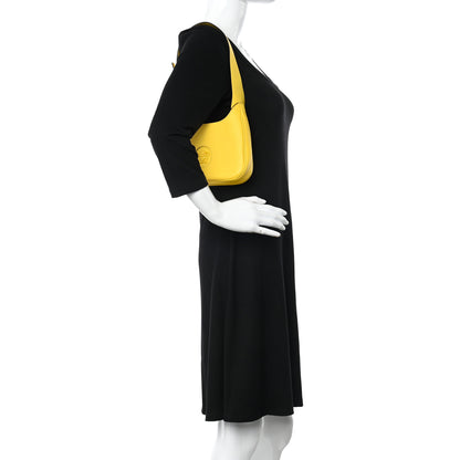 Versace Calfskin La Medusa Mini Hobo Crossbody Yellow 2 of 13