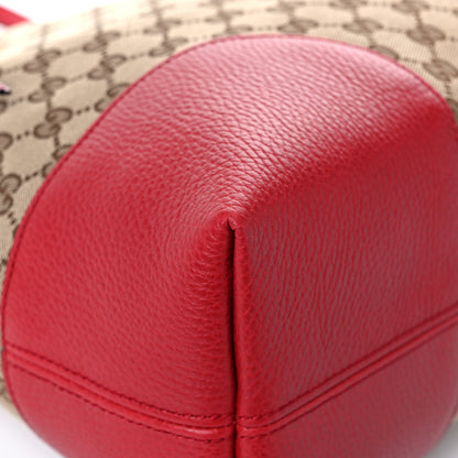 Gucci Monogram Medium Bree Shoulder Bag Red 12 of 14
