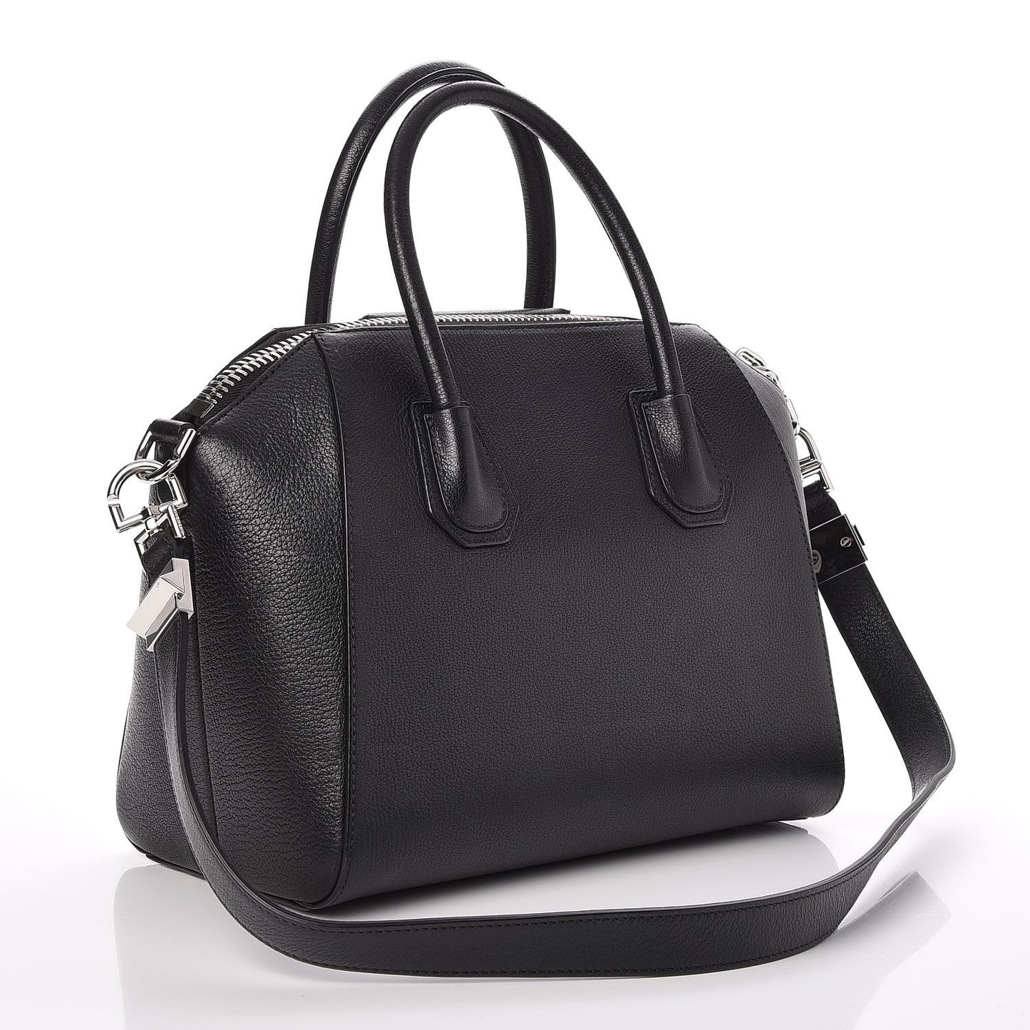 Sugar Goatskin Small Antigona Black
