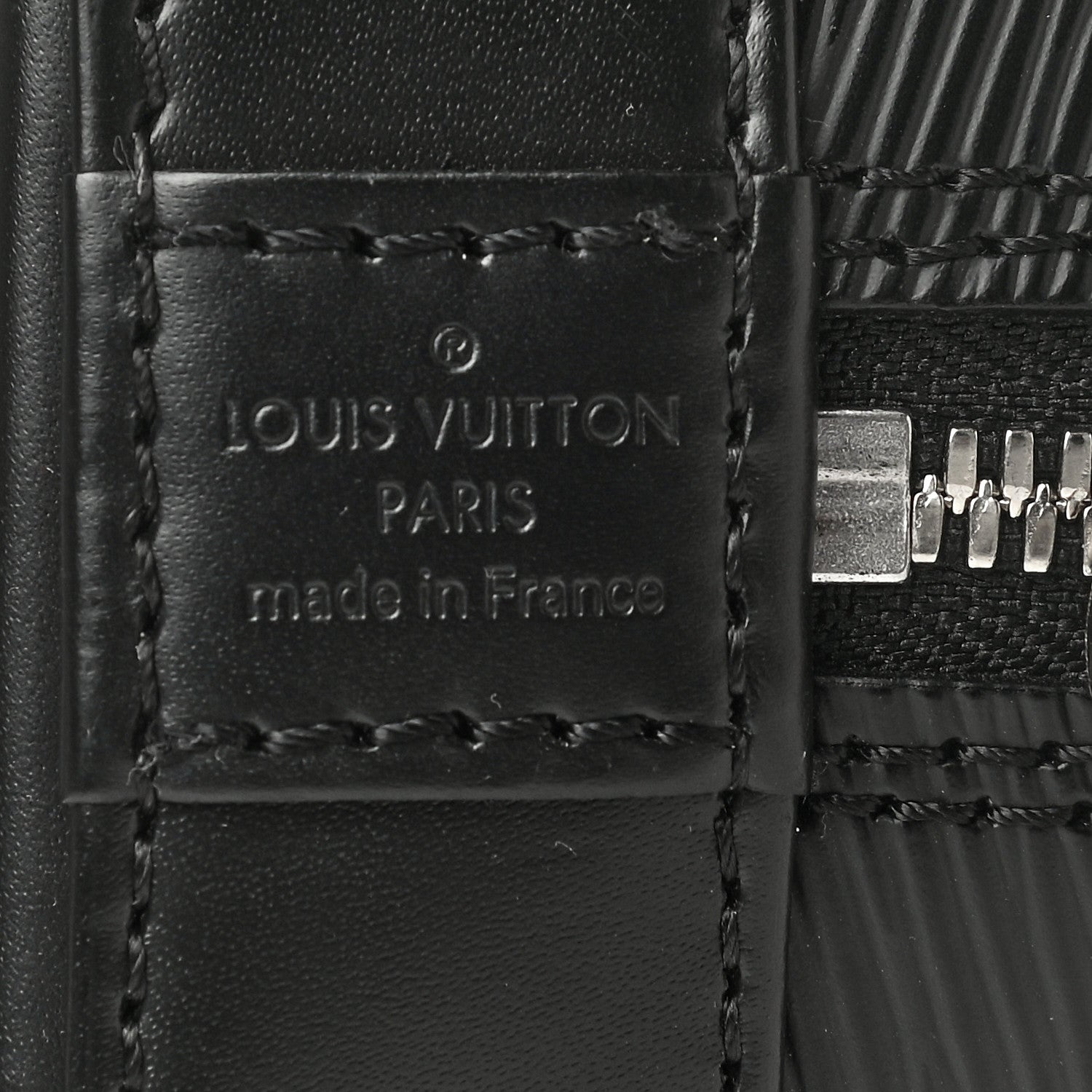 Louis Vuitton Epi Alma BB Black 8 of 13