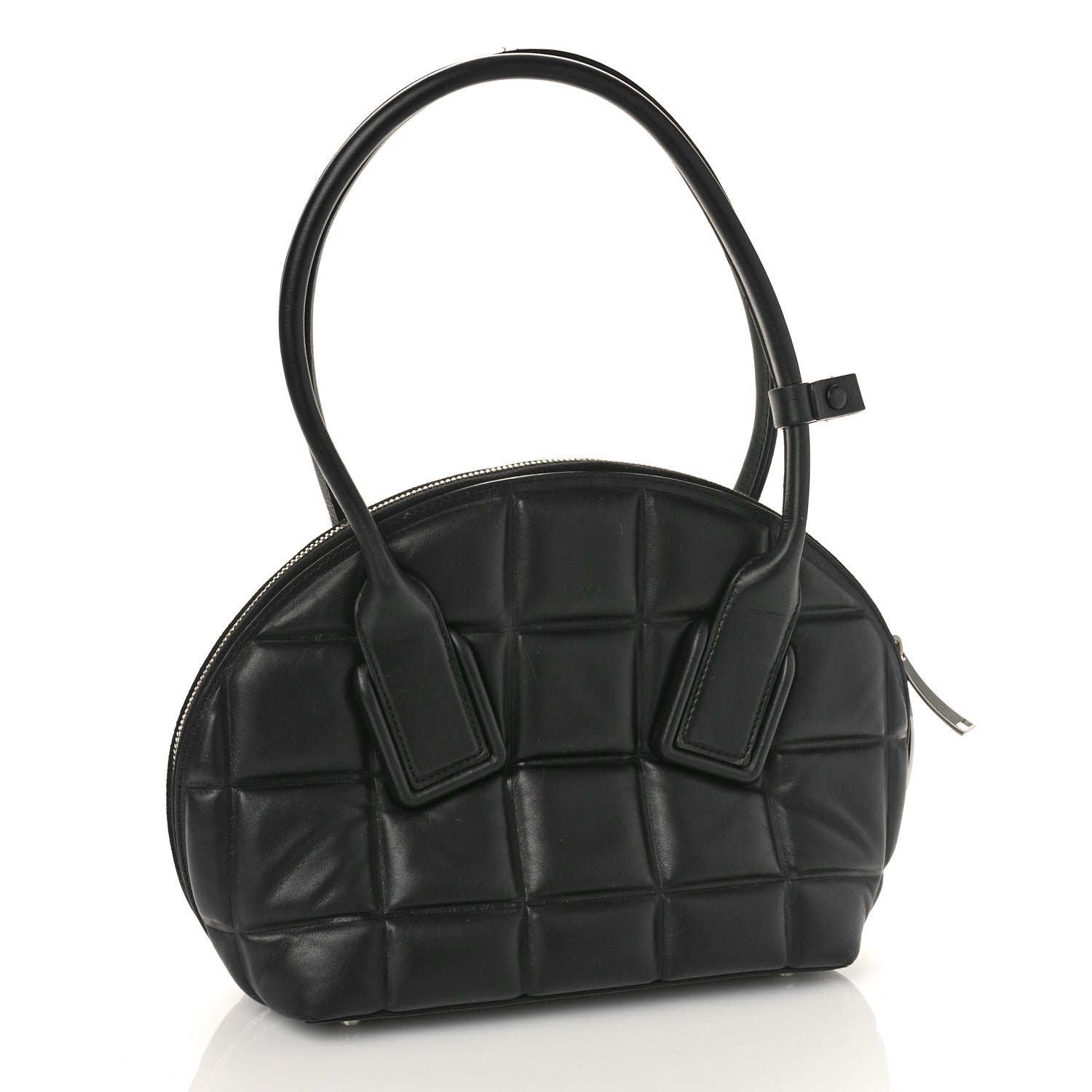 Bottega Veneta Butter Calfskin Small Padded Swoop Black 3 of 9