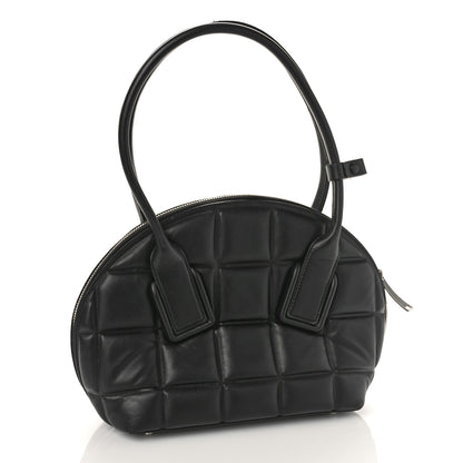 Bottega Veneta Butter Calfskin Small Padded Swoop Black 3 of 9