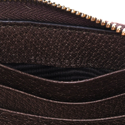 Gucci GG Supreme Monogram Web Ophidia Zip Around Wallet Brown 7 of 12