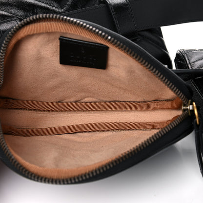 Gucci Calfskin Matelasse GG Marmont 2.0 Multi Belt Bag 95 38 Black 5 of 11