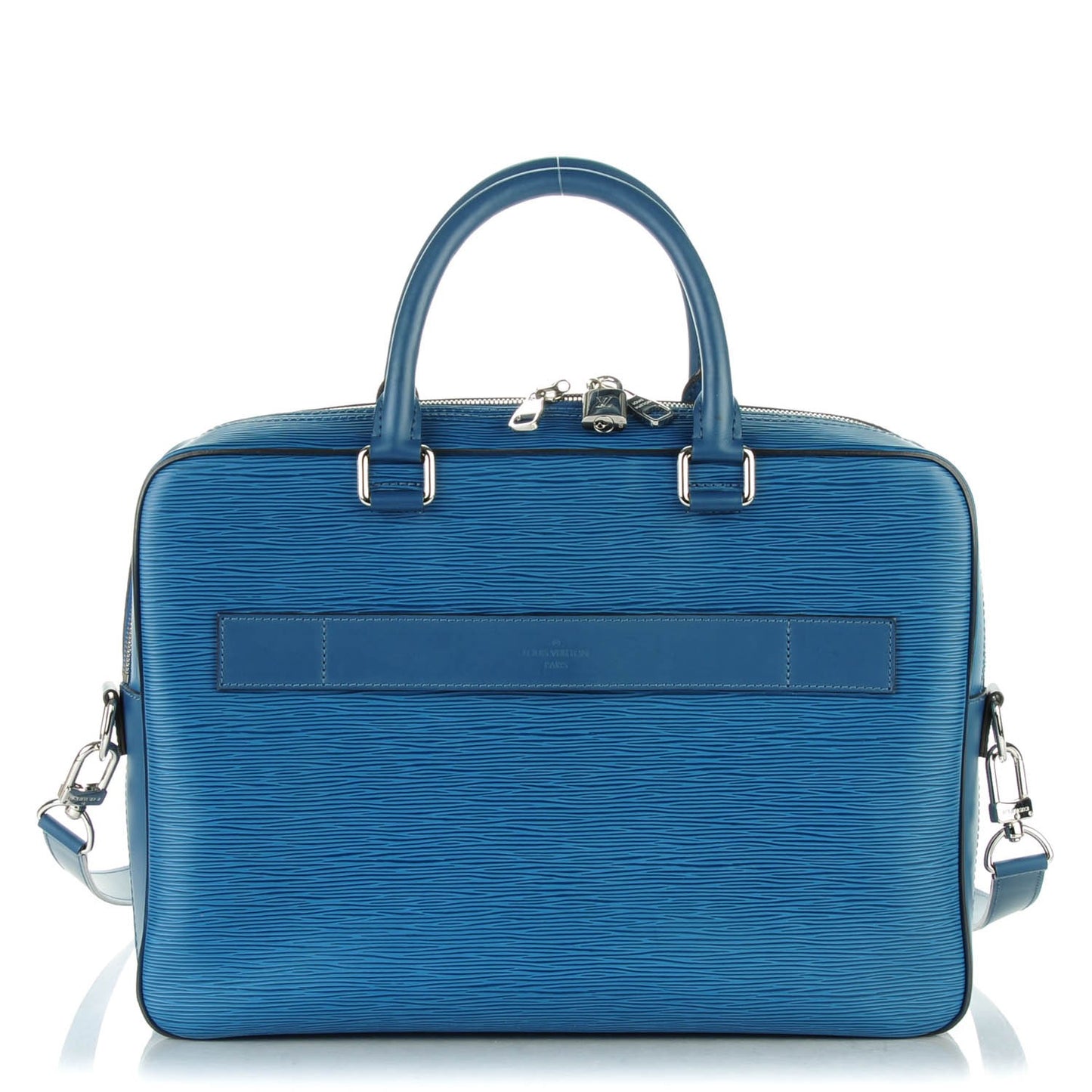 Epi Porte Document Business Briefcase Blue Celeste