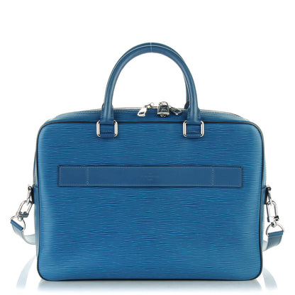 Louis Vuitton Epi Porte Document Business Briefcase Blue Celeste 1 of 7