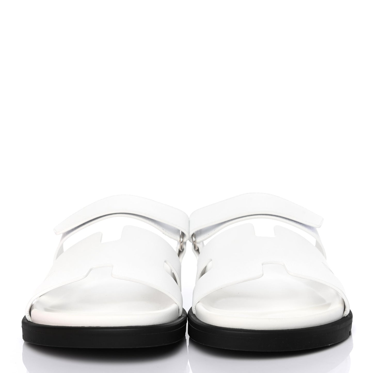Calfskin Mens Chypre Sandals 41.5 White