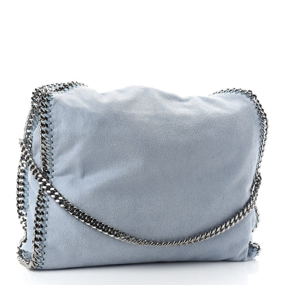 Stella McCartney Shaggy Deer Falabella Fold Over Tote Light Blue 3 of 8