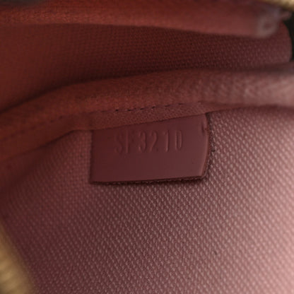Louis Vuitton Damier Ebene 2020 Christmas Animation Big Wheel Mini Pochette Accessories Rose Ballerine 6 of 10