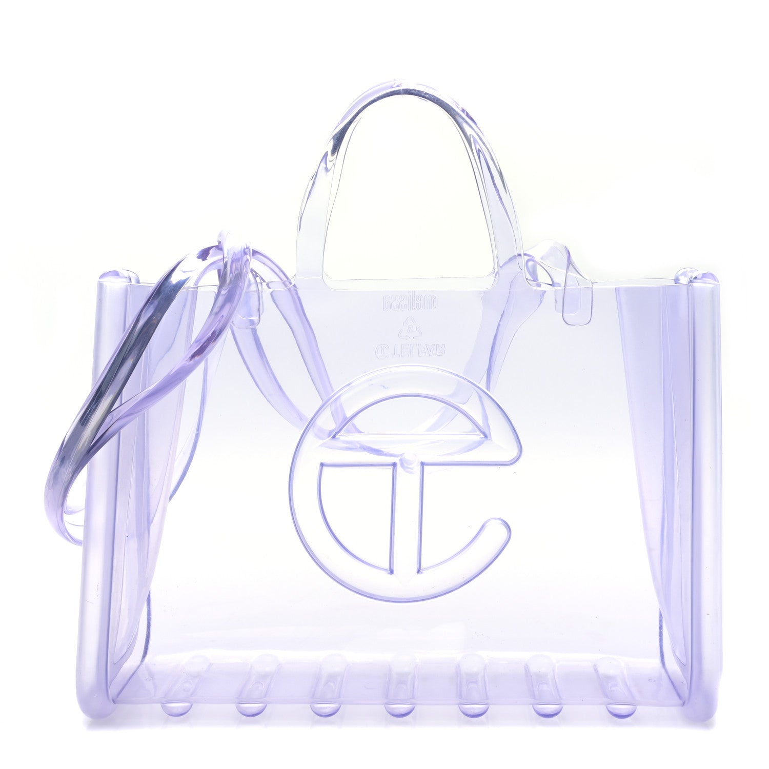 Telfar x MELISSA Jelly Medium Shopping Bag Clear 1 of 9