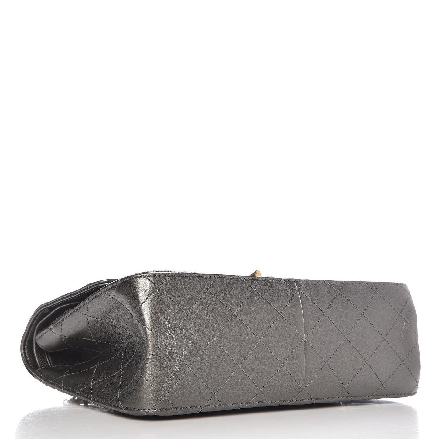 Metallic Calfskin Quilted 2.55 Reissue 226 Flap Charcoal