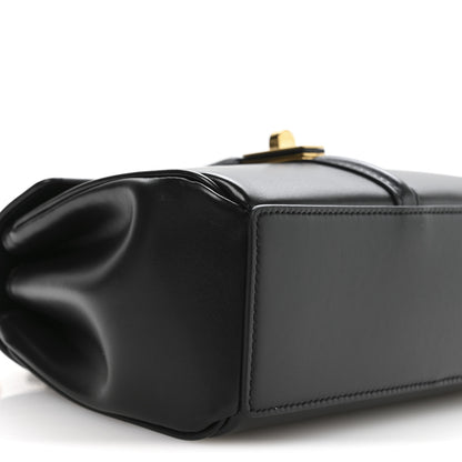 Celine Satinated Calfskin Mini 16 Top Handle Bag Black 10 of 11