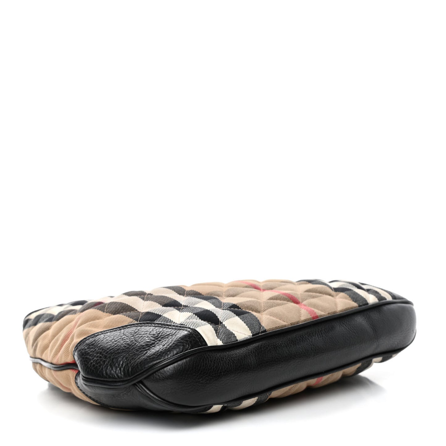 House Check Quilted Brook Hobo Black