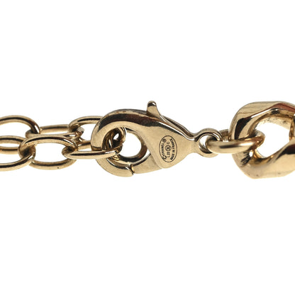 Chanel Metal Crystal Bead Chain Link CC Choker Necklace Gold 6 of 8