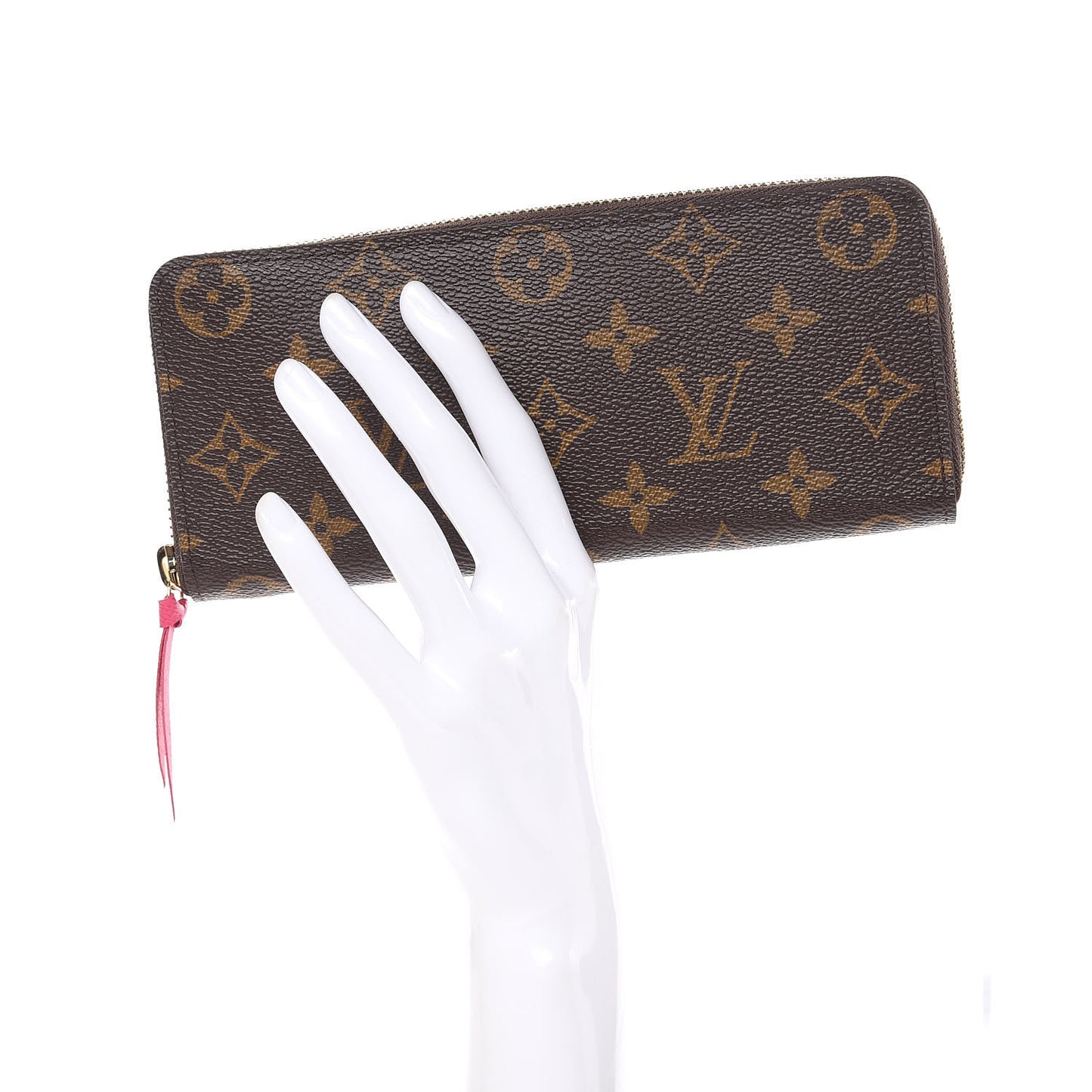 Monogram Clemence Wallet Fuchsia