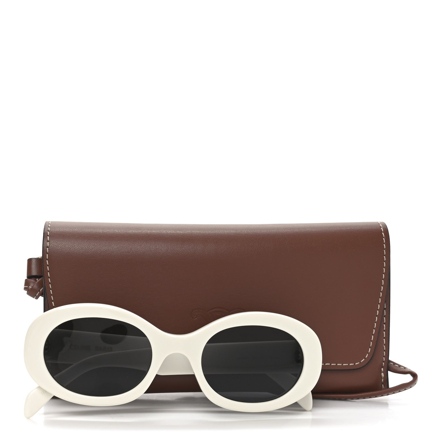 Celine Acetate Triomphe 01 Sunglasses CL 40194U White 7 of 7