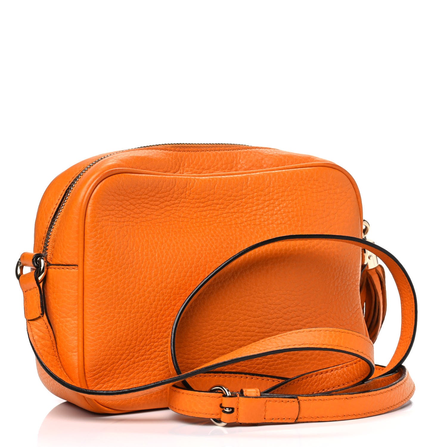 Gucci Pebbled Calfskin Small Soho Disco Bag Curcuma 2 of 13