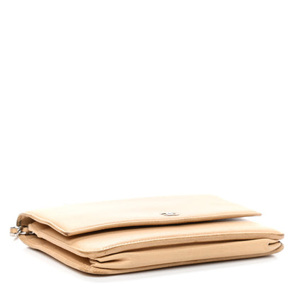 Chanel Caviar Sevruga Wallet on Chain WOC Beige 4 of 16