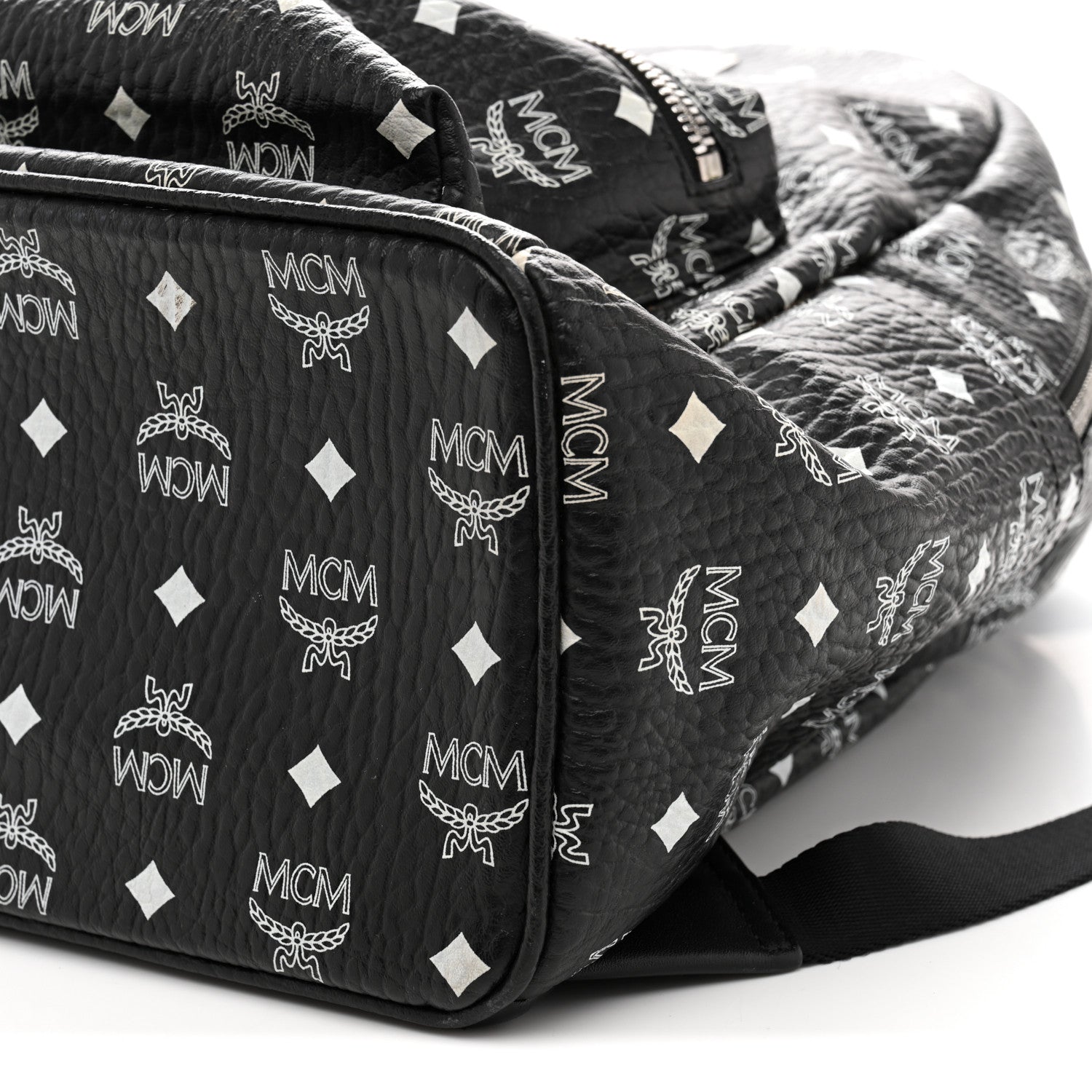 MCM Visetos Medium Stark Backpack Black 10 of 14