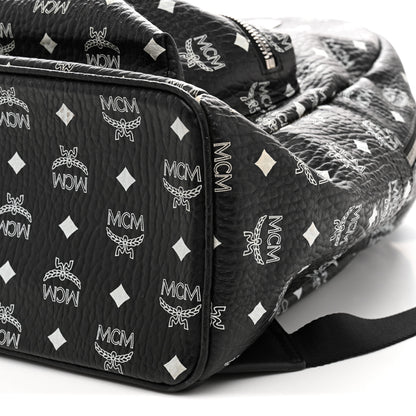 MCM Visetos Medium Stark Backpack Black 10 of 14