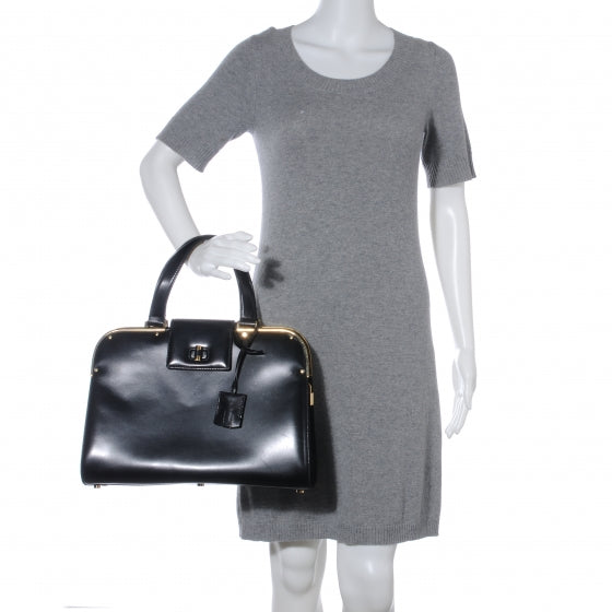 Saint Laurent Leather Large Uptown Black 2 of 7