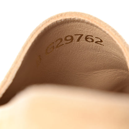 Chanel Suede Pearl CC Espadrilles 38 Beige Black 10 of 11
