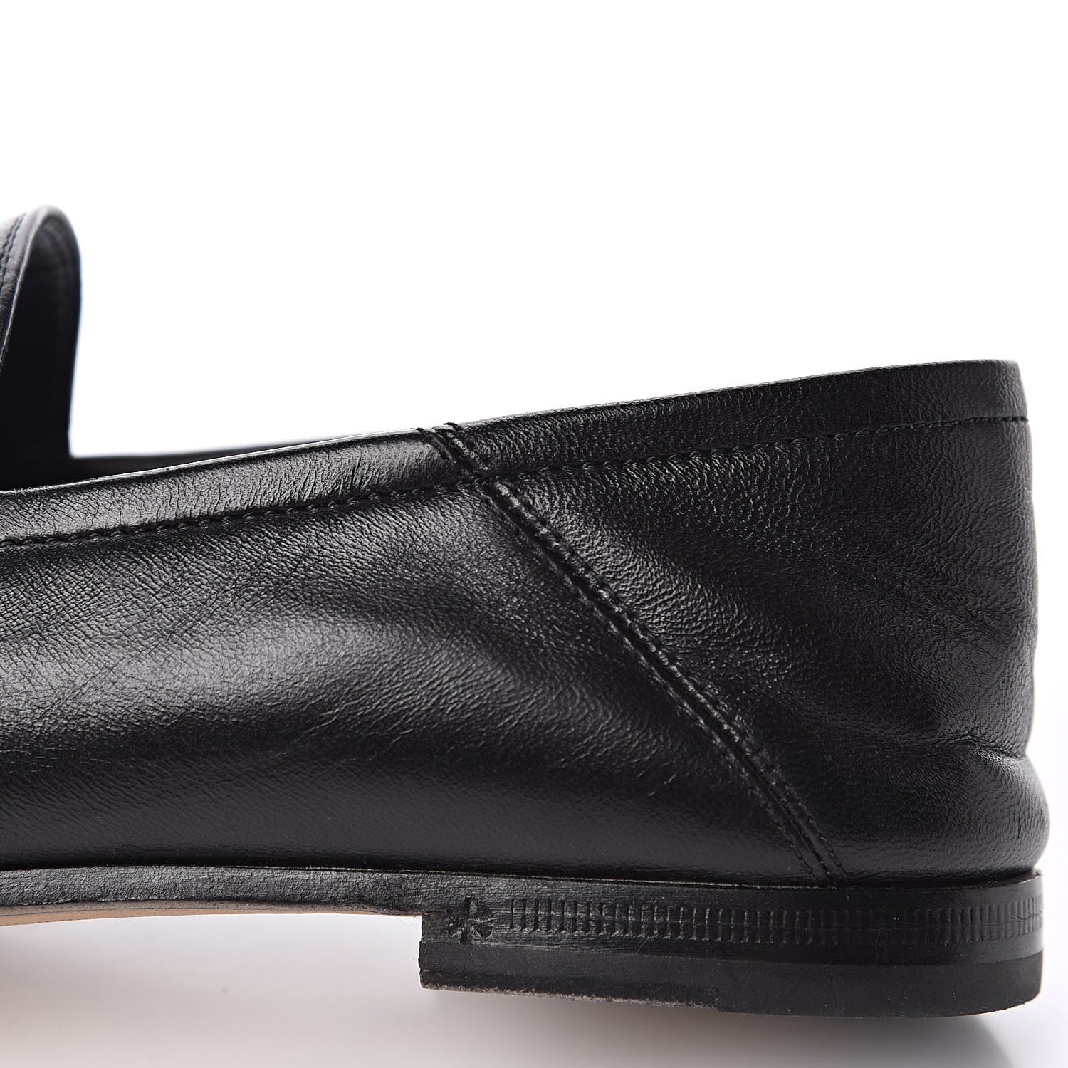 Gucci Lambskin Womens Brixton Horsebit Loafers 36 Black 11 of 14