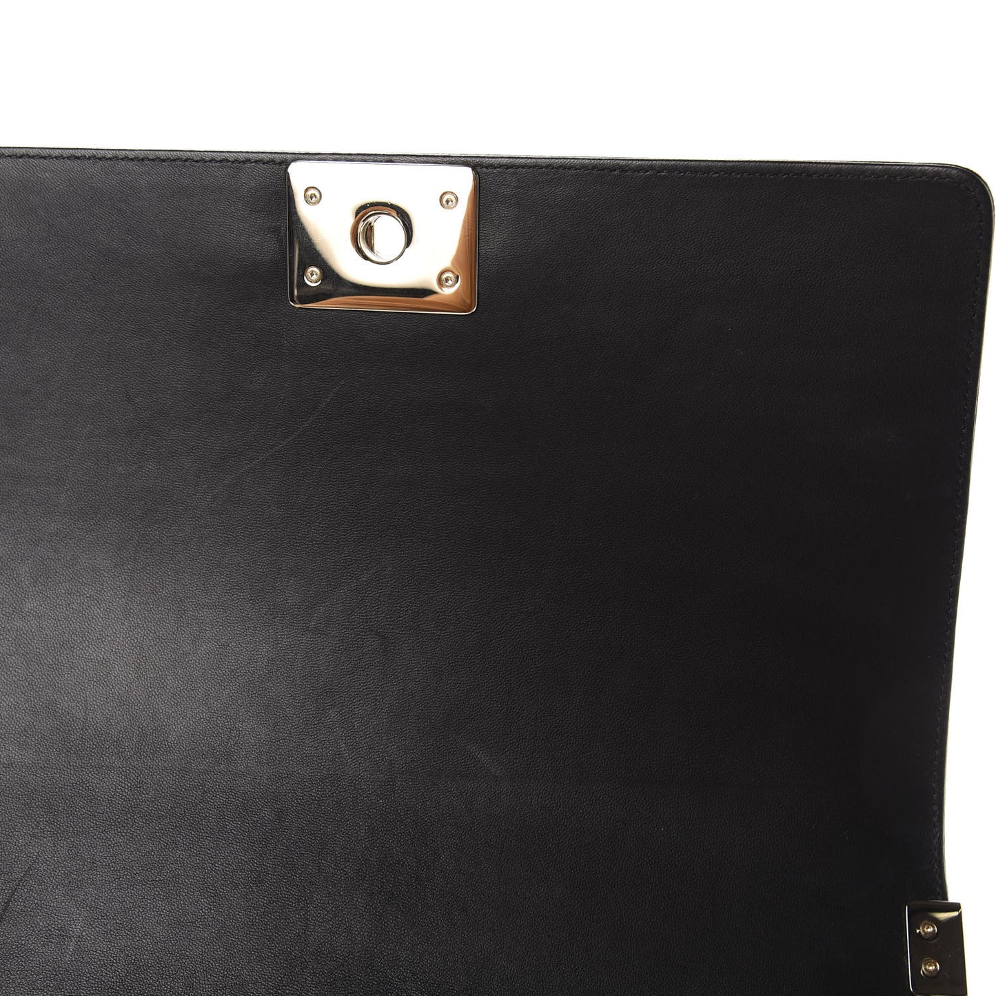 Lambskin Quilted New Medium Boy Flap Black