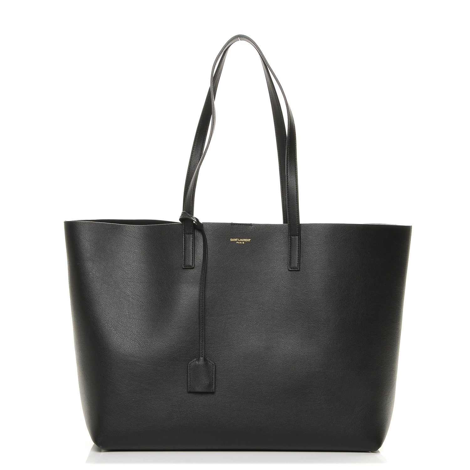Saint Laurent Calfskin Large Shopping Tote Black 1 of 7