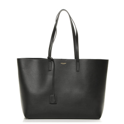 Saint Laurent Calfskin Large Shopping Tote Black 1 of 7