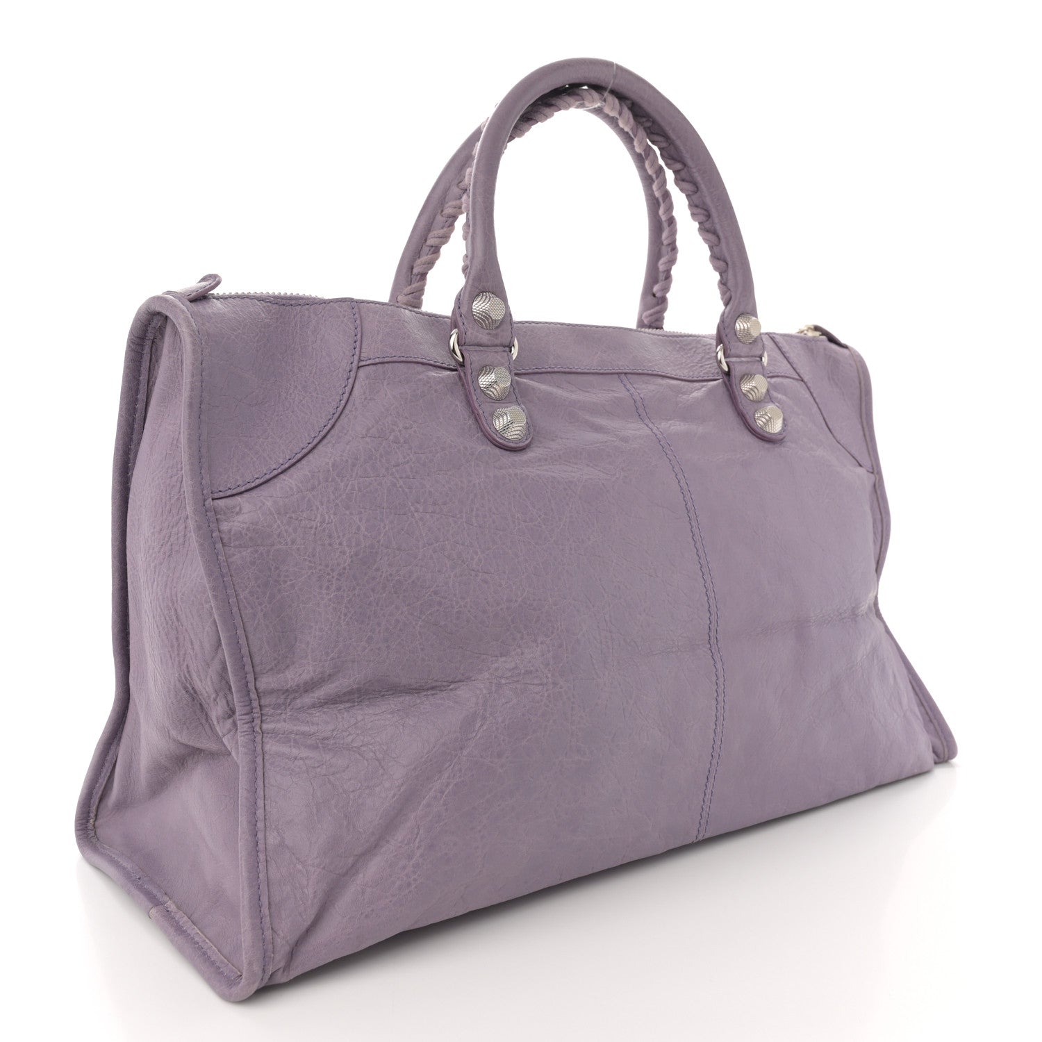 Balenciaga Agneau Giant 12 Silver Hardware Work Glycine 4 of 14