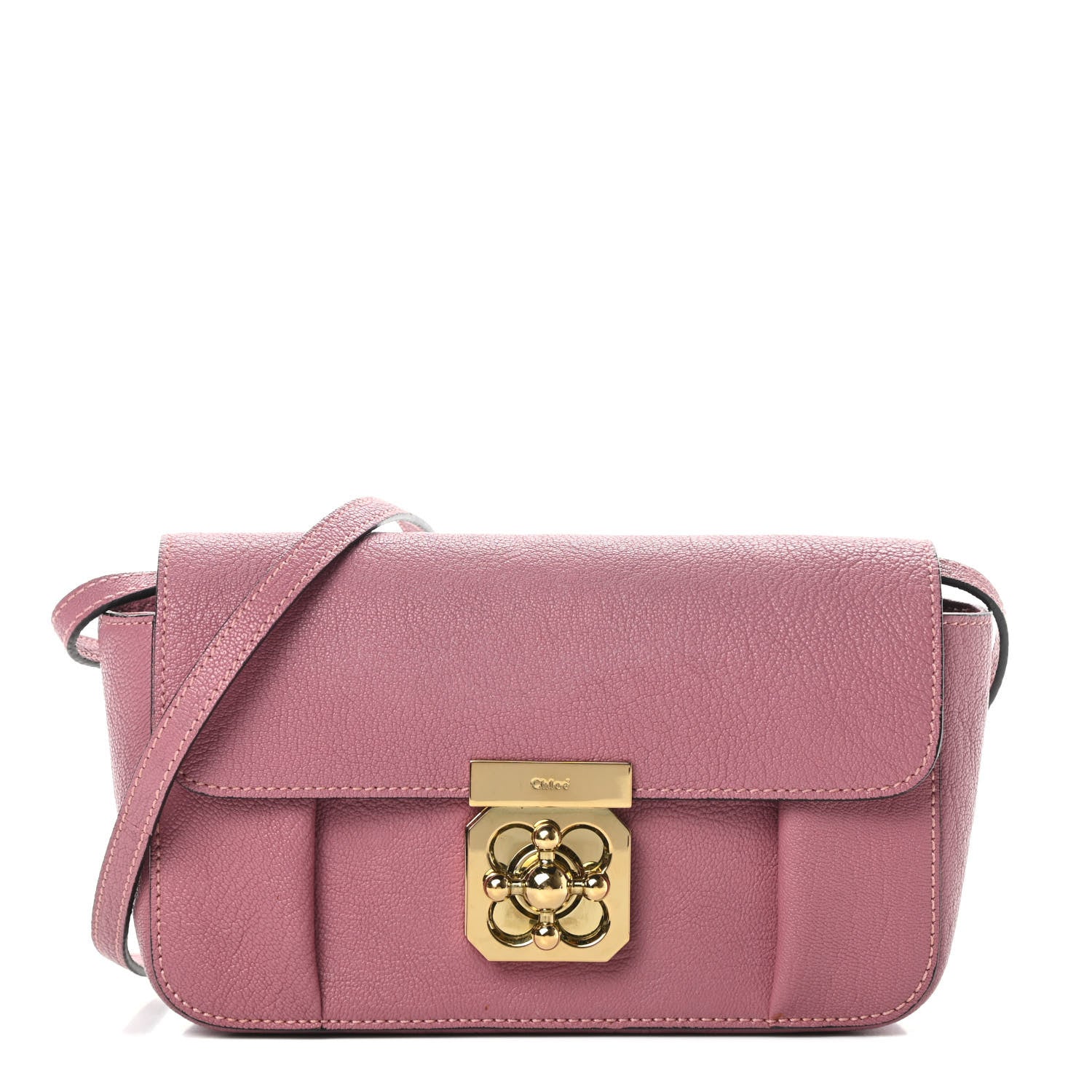 Chloe Goatskin Mini Elsie Crossbody Bag Pink 1 of 12