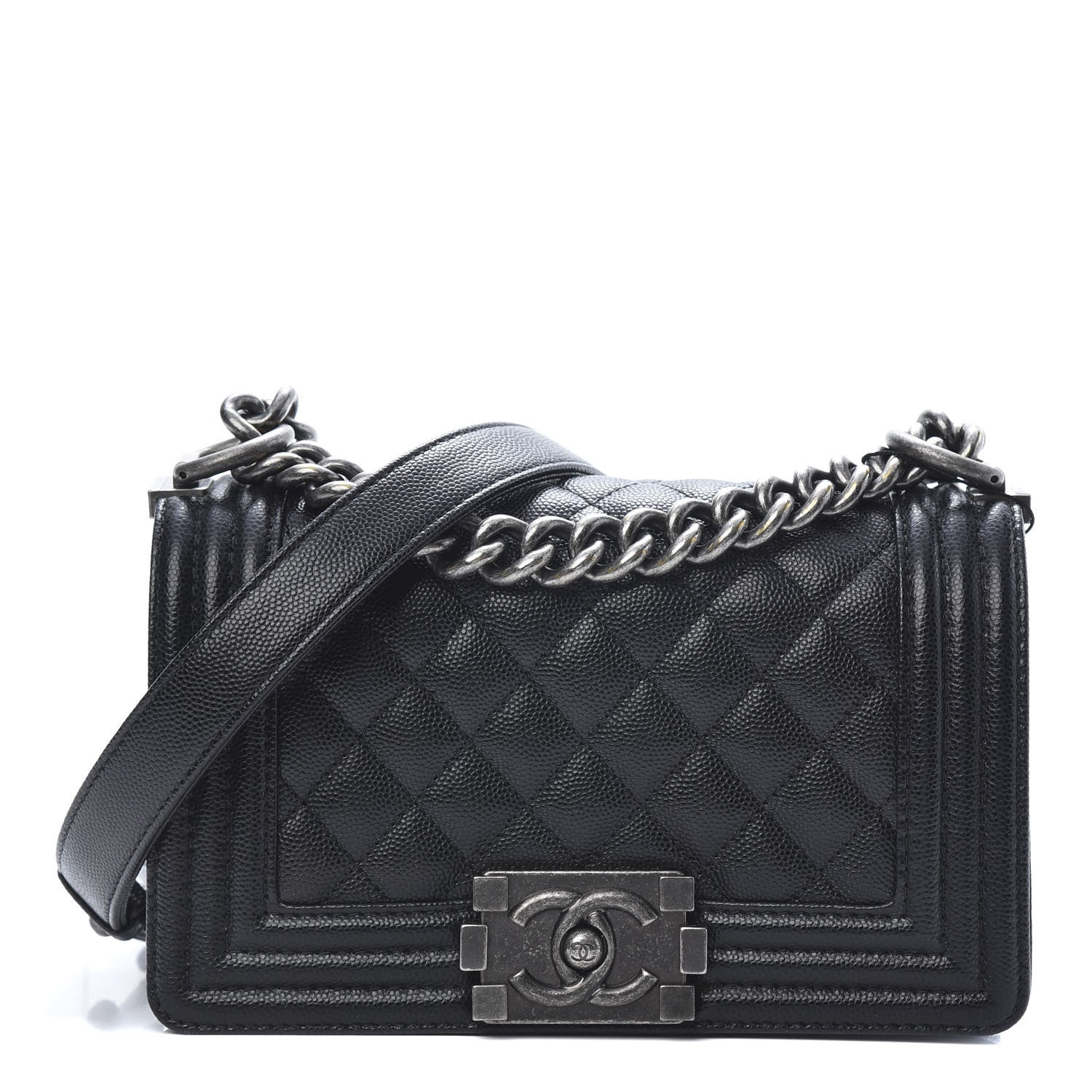 Chanel Caviar Quilted Small Boy Flap Black 1 of 11