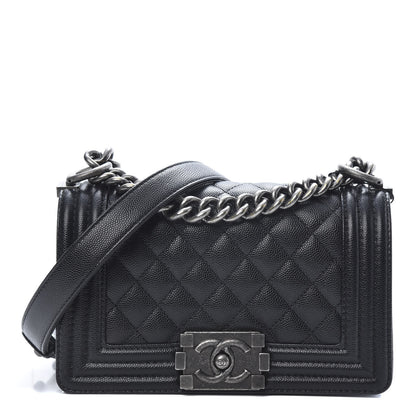 Chanel Caviar Quilted Small Boy Flap Black 1 of 11