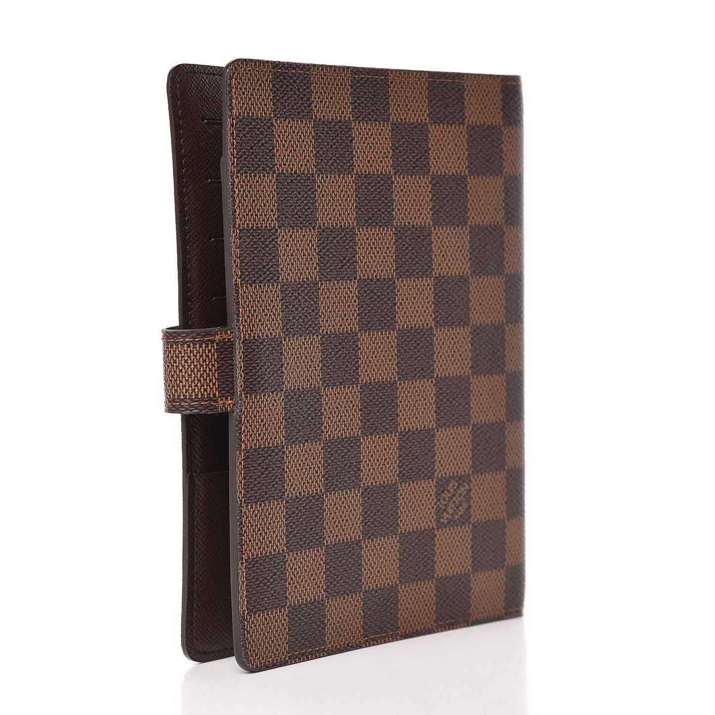 Damier Ebene Medium Ring Agenda Cover