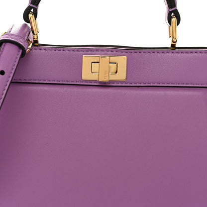 Fendi Shiny Nappa Petite Peekaboo I SEE U Satchel Violetta 8 of 10