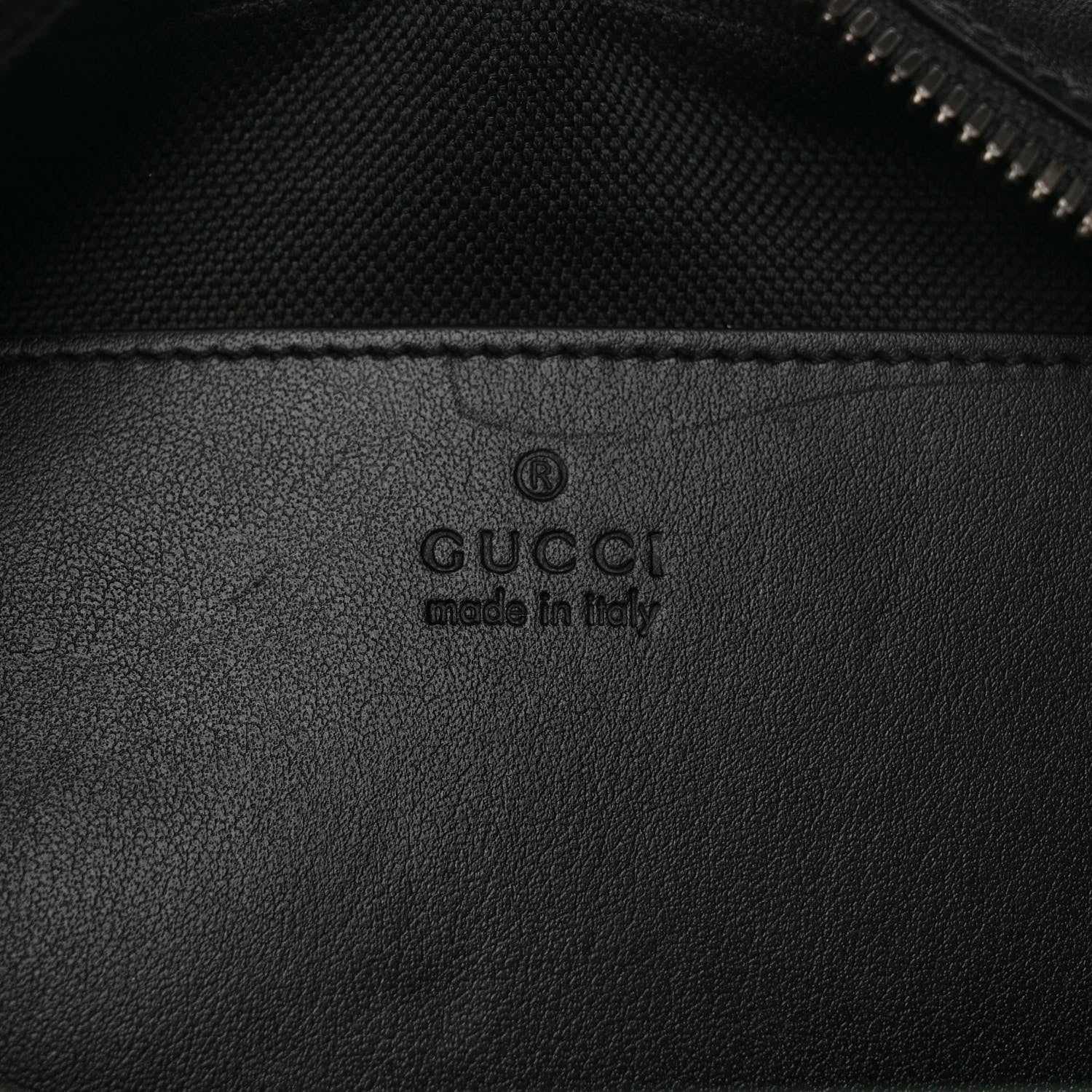 Gucci Calfskin Matelasse Monochrome Small GG Marmont Chain Shoulder Bag Black 7 of 9